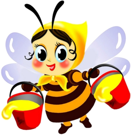 Abeilles - Page - Пчела На Цветке Рисунок (600x572)