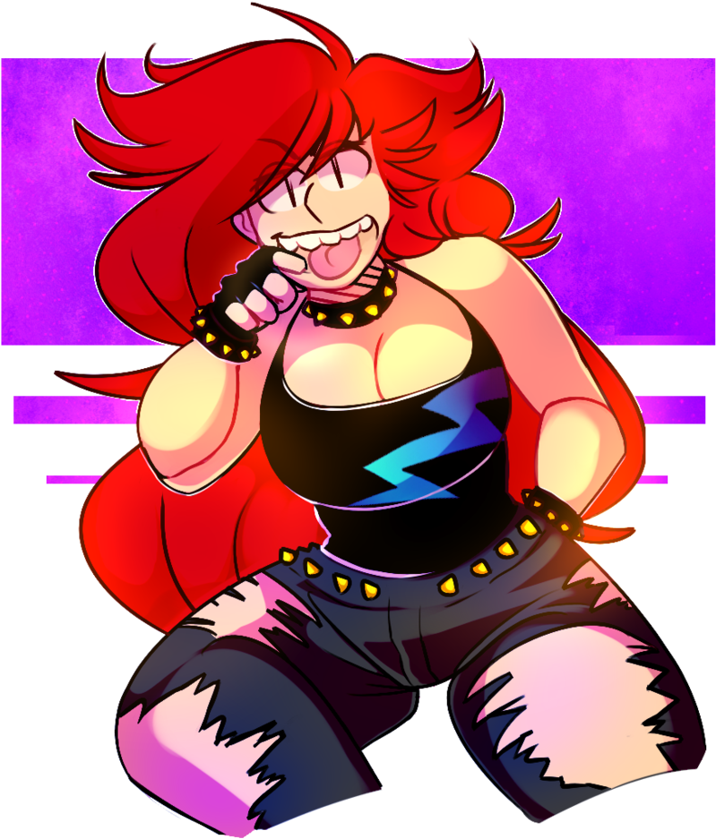 Red Head By Skythigh - Art (827x966)