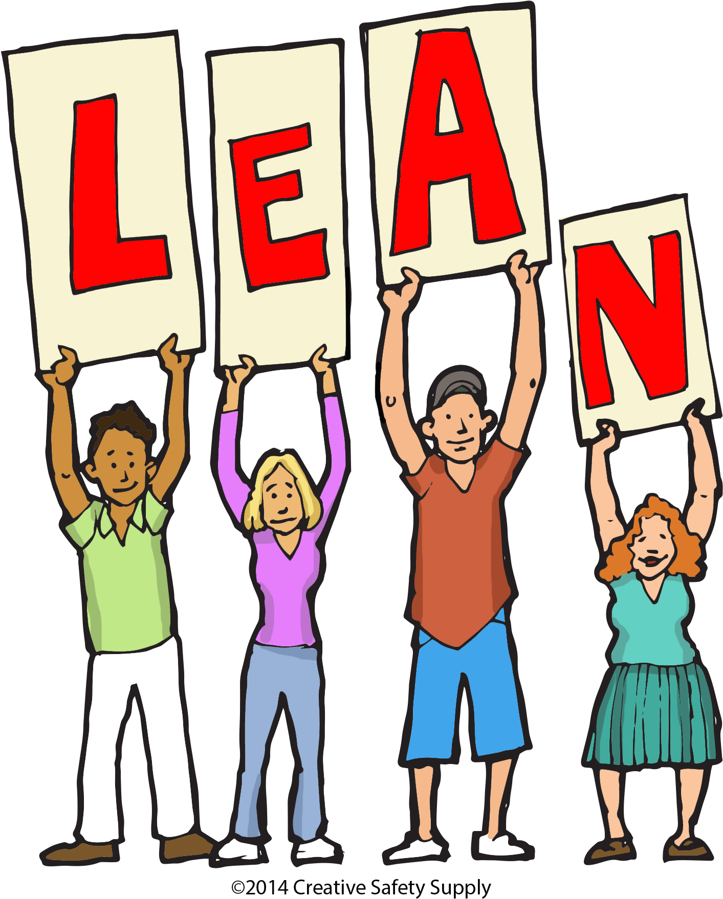 Lean Cliparts - Lean Manufacturing Clip Art (1630x1890)