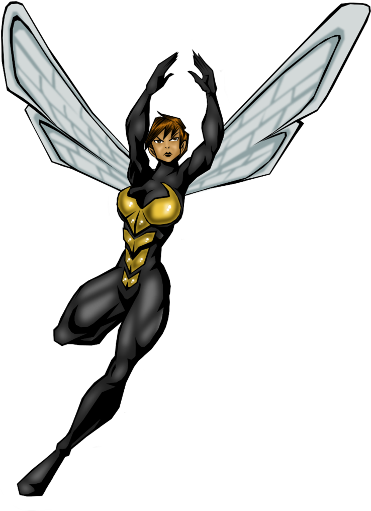 The Wasp By Redmonkey-da - Wasp Comics (787x1014)
