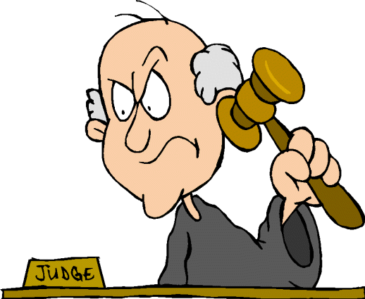 Occupations 00455 - Judge Clipart (518x425)