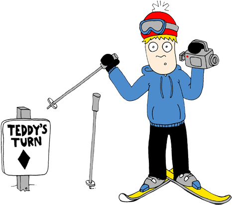Connect With Us - Cartoon (466x418)