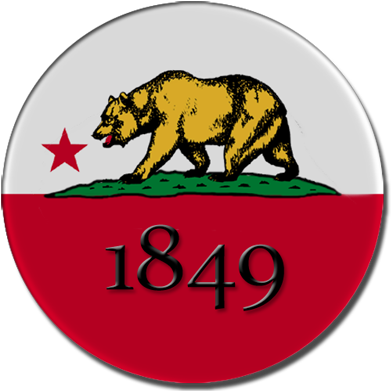 1849 Addict - Flag Pole Buddy Flag-california State 3' X 5' Flag (400x400)