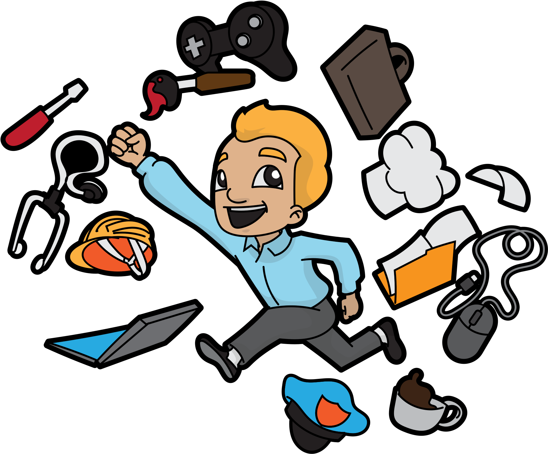 Open - Career Cartoon (2000x1698)