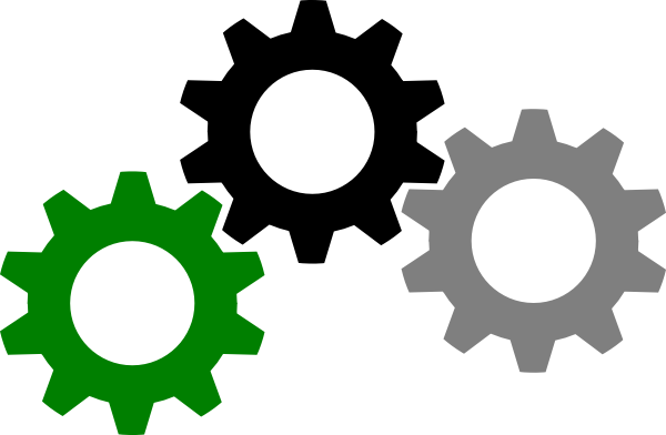 Gear Vector Clip Art - Engranajes Vector (1280x837)