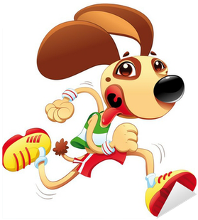 Vector And Cartoon Character - 狗 年 快乐 动 (400x400)