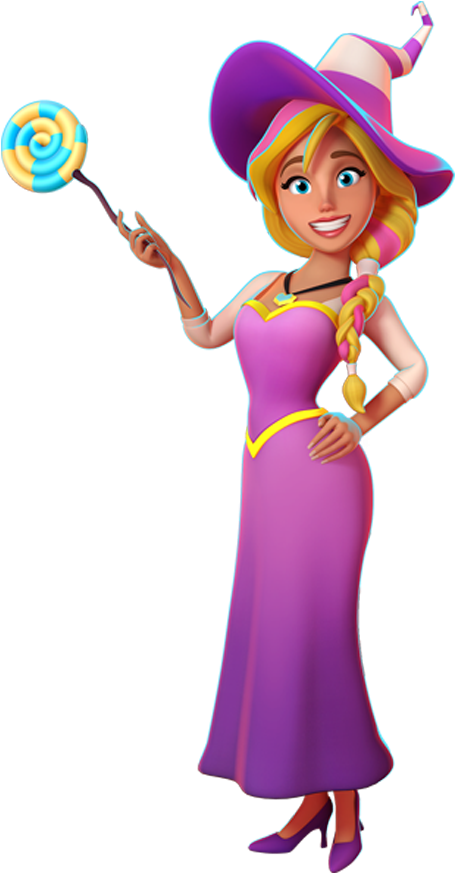 Candy Witch - Cartoon (678x896)