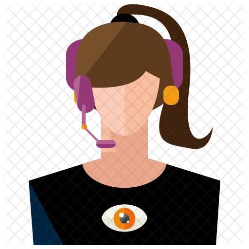 Customer Service Icon - Avatar (512x512)