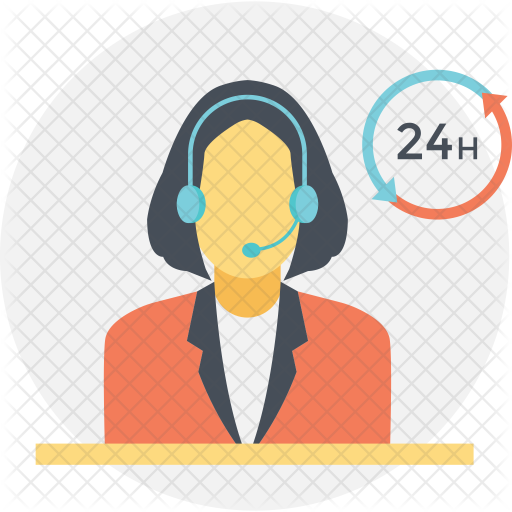 Call Center Icon - Customer Representative (512x512)