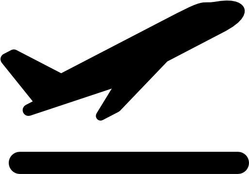 Takeoff The Plane Vector - Airplane (512x512)