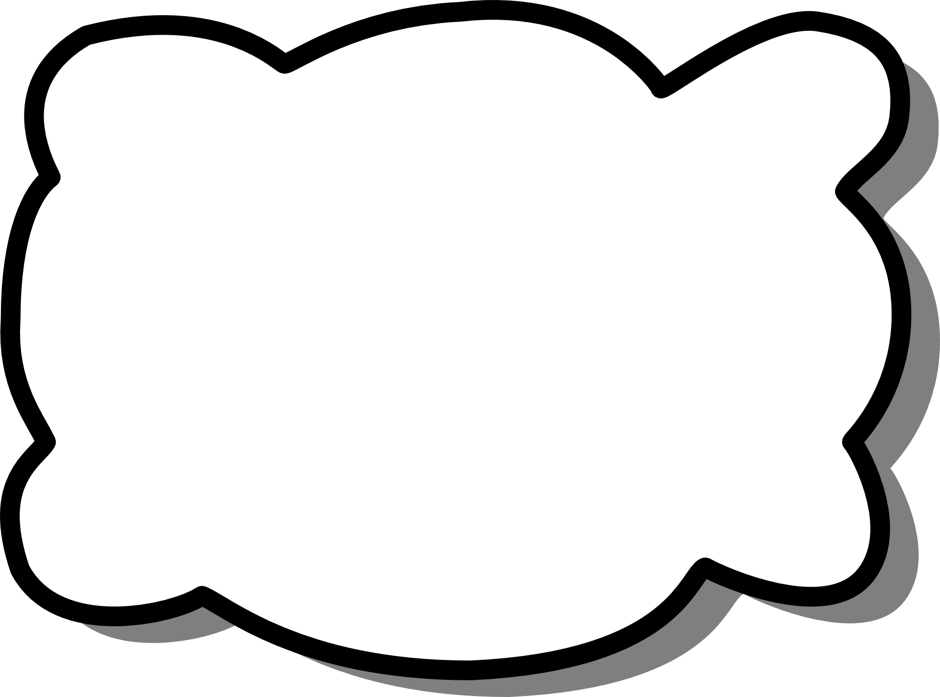 Coloring Pages - Speech Bubble Template Props (1920x1423)