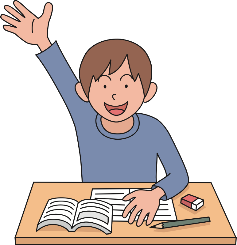 Medium Image - Raising Hand Clip Art (772x800)