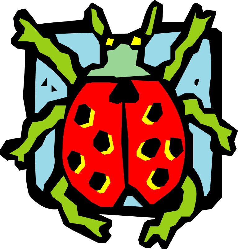 Insect 08 Free Vector - Best Gift - Red Bug Hoodie/t-shirt/mug Black/navy/pink/white (767x800)