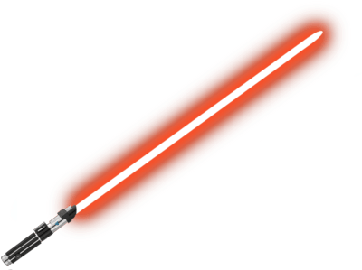 Red Lightsaber Png (400x400)
