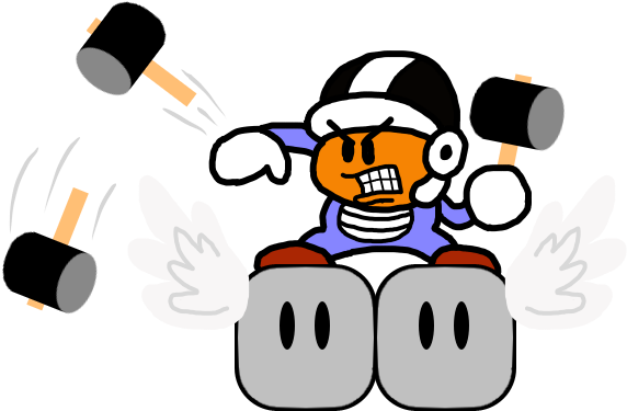 I'm Throwing Hammers By Supermurrio - Comics (598x414)