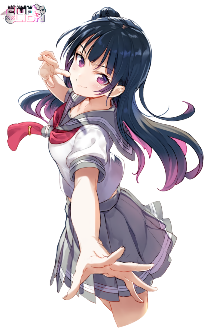 Yoshiko Tsushima Anime Render - Rendering (709x1126)