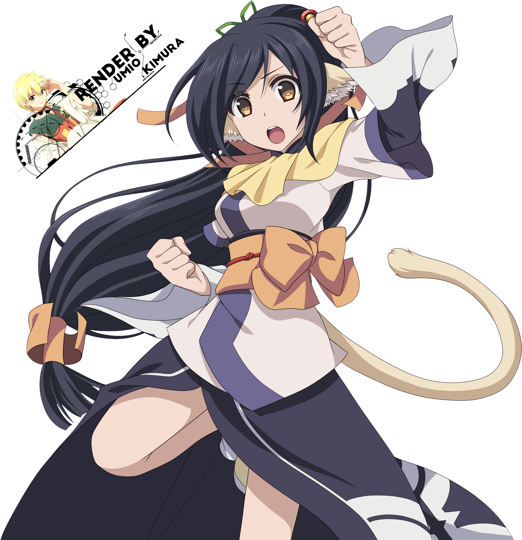 Utawarerumono - Kuon Utawarerumono Render (1800x1800)