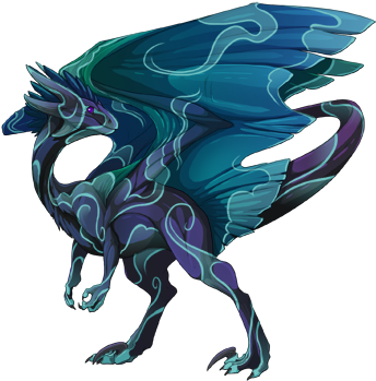 Unique Dragons - Lightning Dragon Flight Rising (350x350)