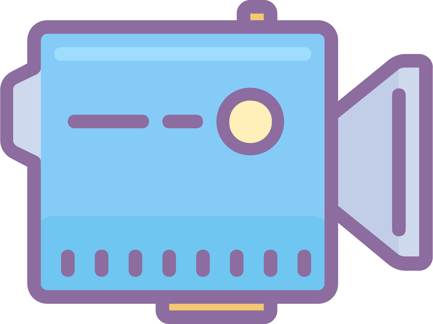 Video Camera Icon - Cute Video Icon (1514x1134)
