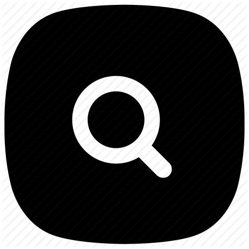 Search Button Clipart Icon - Circle (512x512)