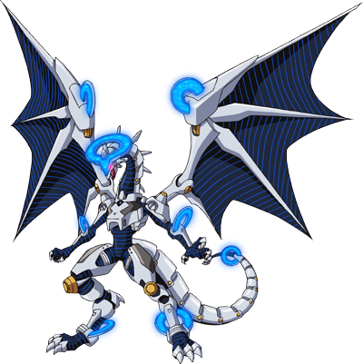 Full View - Yu Gi Oh Firewall Dragon Render (400x401)
