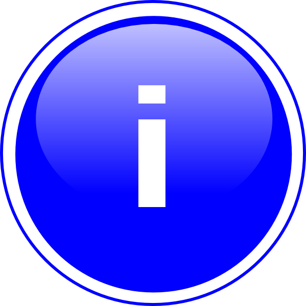 Glossy Blue Circle Button (600x600)