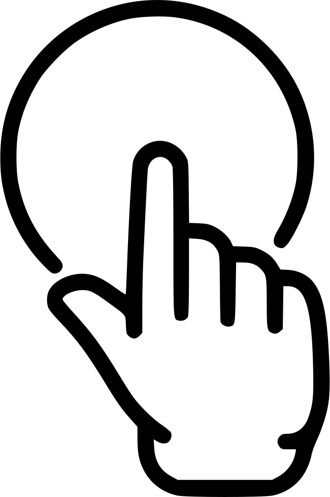 Point Pointing Finger Hand Click Touch Comments - Thought Vs Action (650x980)