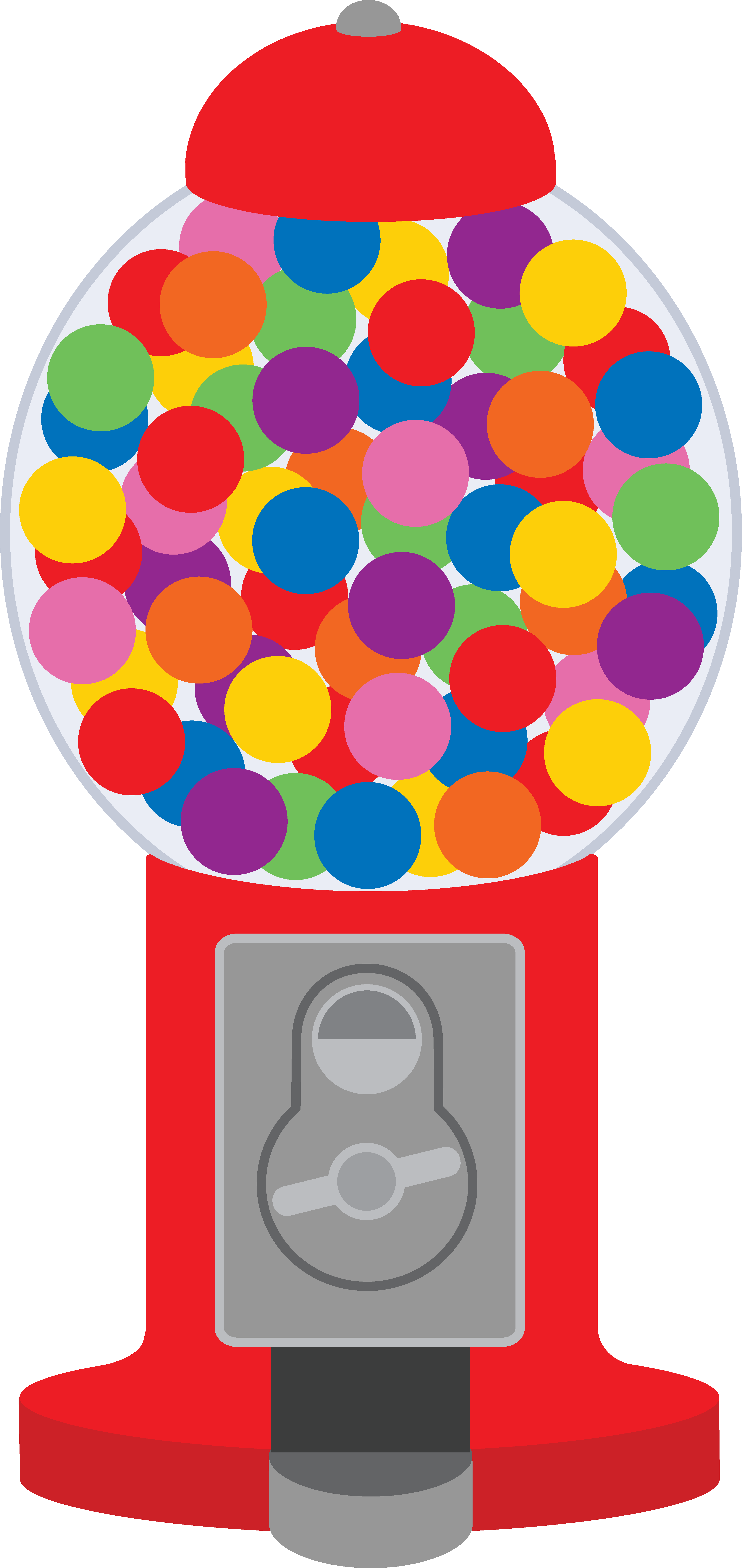 Bubble Gum Machine Clipart - Bubble Gum Machine Drawing (3993x8440)