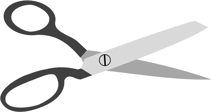 Simple Scissors Cliparts - Scissors Animation (692x367)