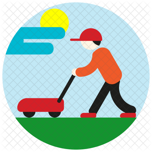 Gardener Icon - Lawn Mower (512x512)