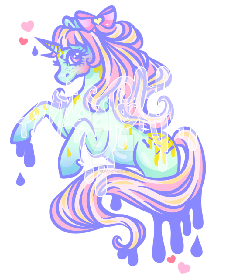Melty Sprinkle Unicorn - Unicorn (783x1021)