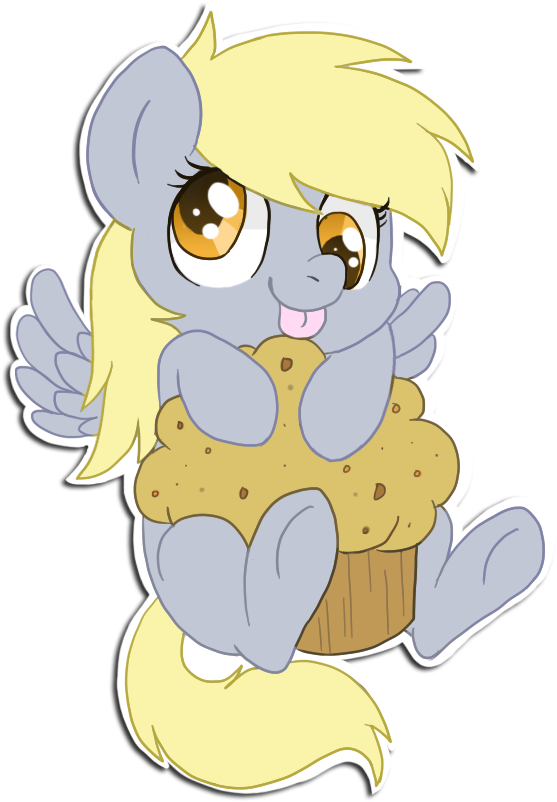 Precious And Adorable Derpy - Cartoon (629x869)