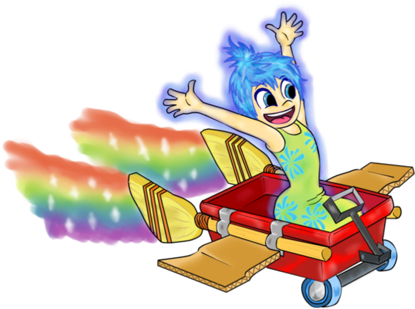 Joy-insideout By Stroopdog - Cartoon (1014x788)