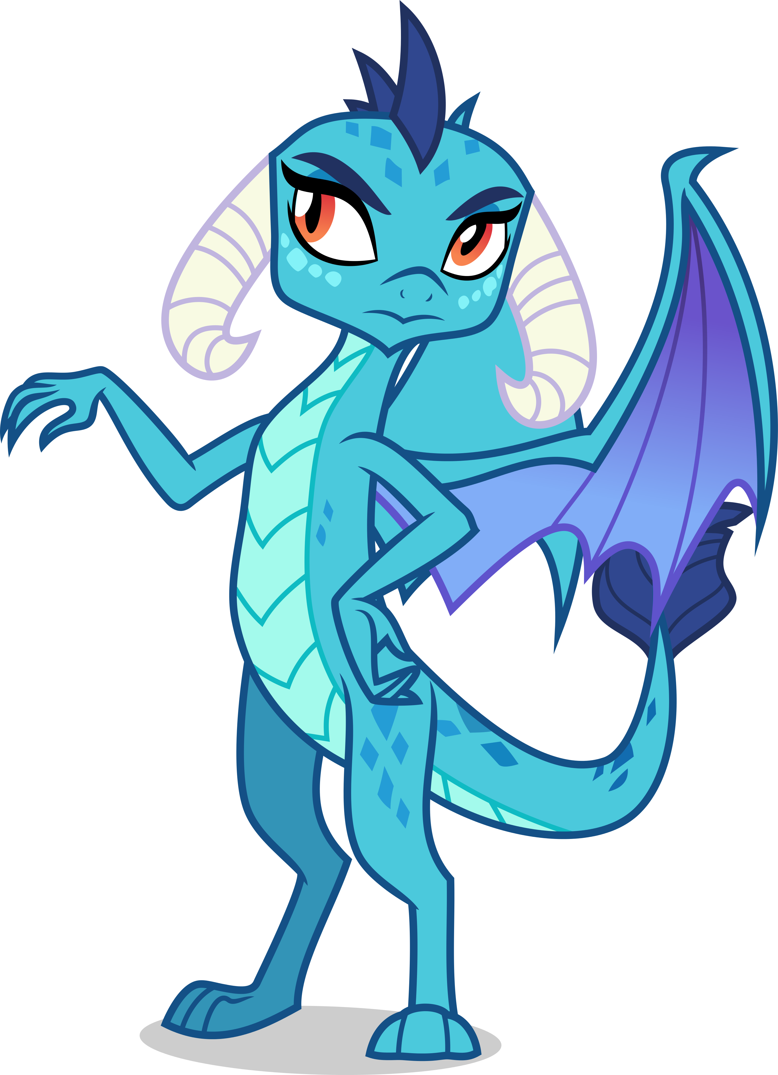Mlp Speedpaint By Okaces On Deviantart - Princess Ember (3000x4144)