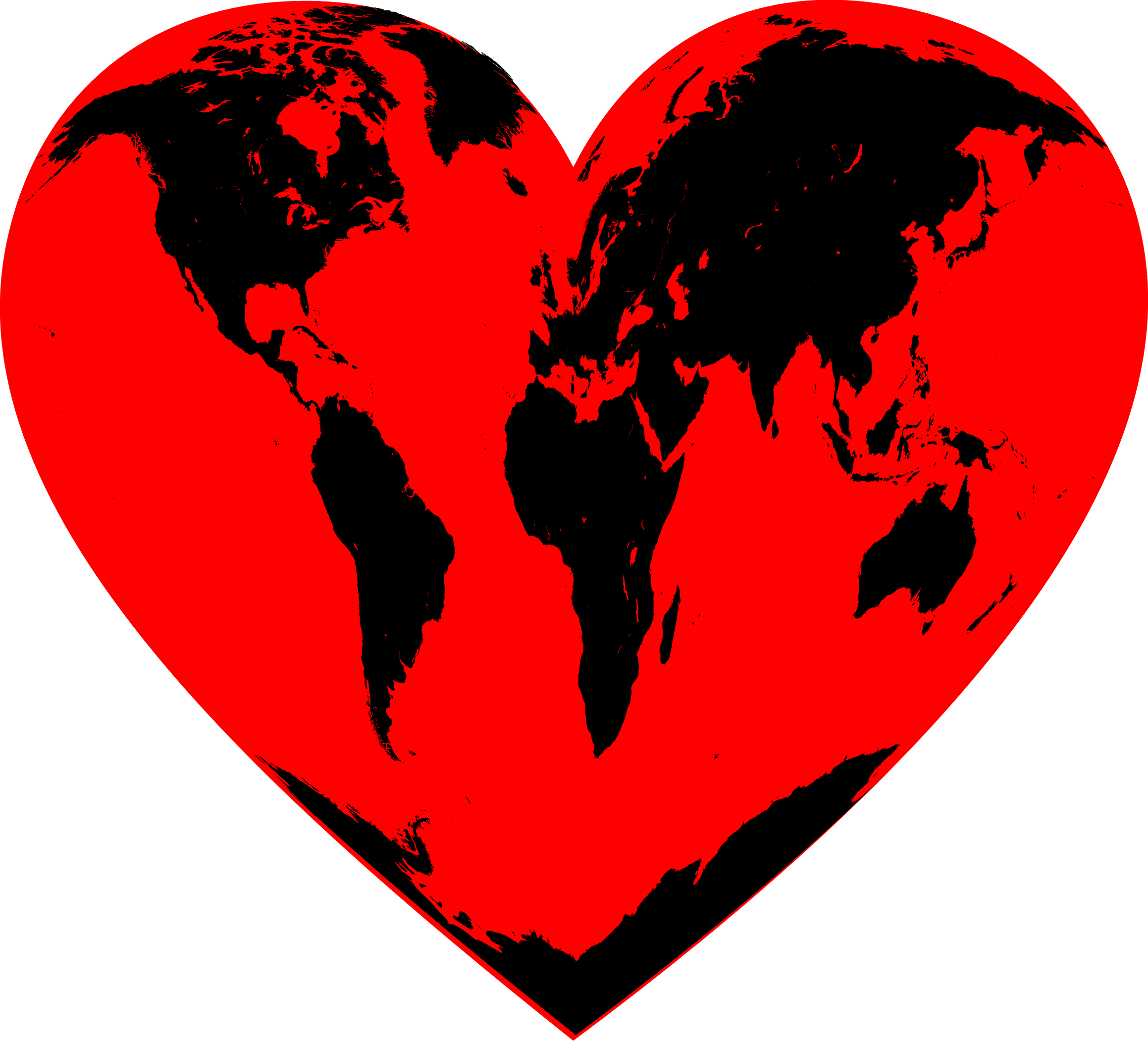 Planet Heart - World Map (2318x2103)