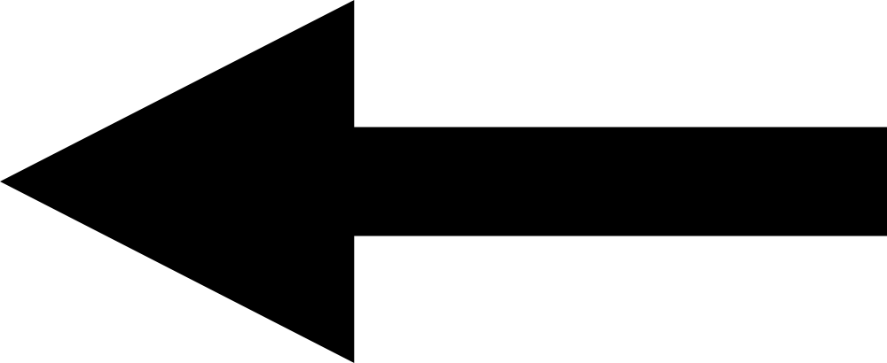 Black Arrow Pointing Left (1000x410)