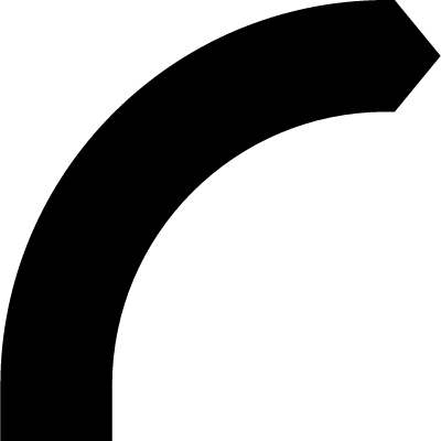 Curve Arrows Vector - Arrow (400x400)