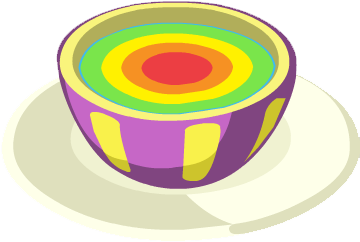 Rainbow Soup - Circle (359x359)