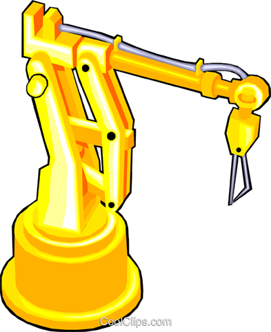 Robotic Arm - ロボット アーム イラスト フリー (579x700)