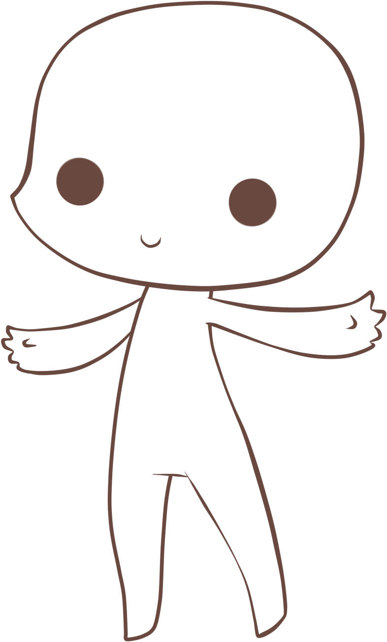F2u Chibi Base By Littlead0ptz On Deviantart - Human Chibi Base (1000x1500)
