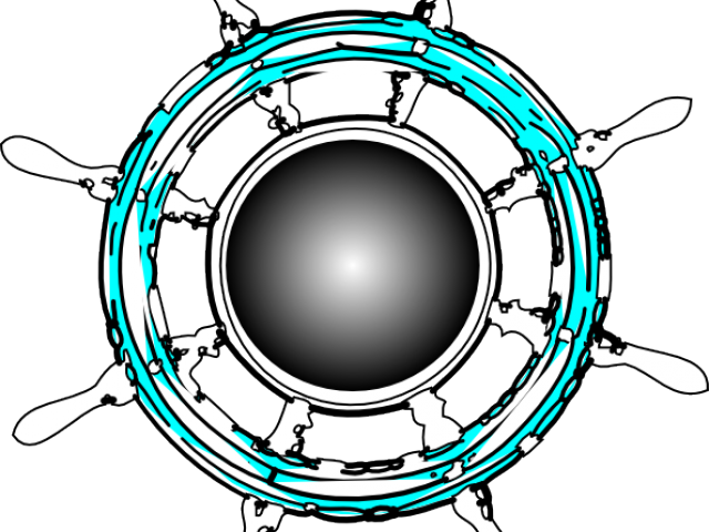 Ships Wheel Clipart - Circle (640x480)