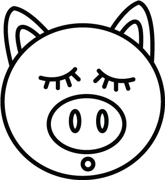 How To Draw A Domestic Pig Step - Drawing (720x1280)