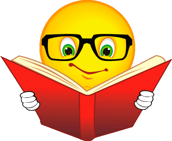 Почему Дети Меньше Читают - Smiley Face Reading A Book (583x480)