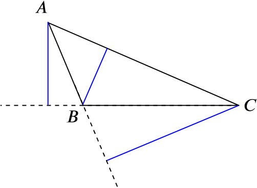 Triangle Showing Altitudes - Triangle (502x368)