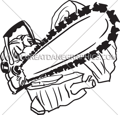 Angry Buzz Saw - Illustration (385x371)