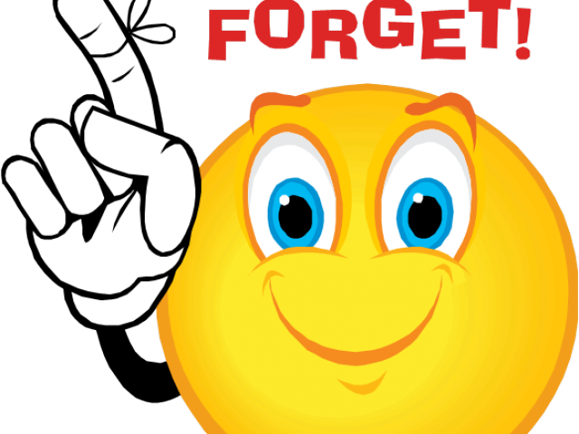 Remember Clipart Forget - Do Not Forget (640x480)