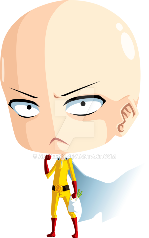 One-punch - Saitama (600x955)