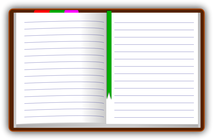 Similar Clip Art - Diary (900x595)