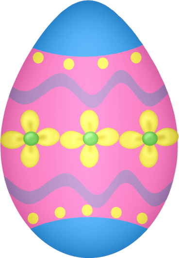 Pink Easter Basket Clipart - Easter Egg Free Clip Art (369x530)