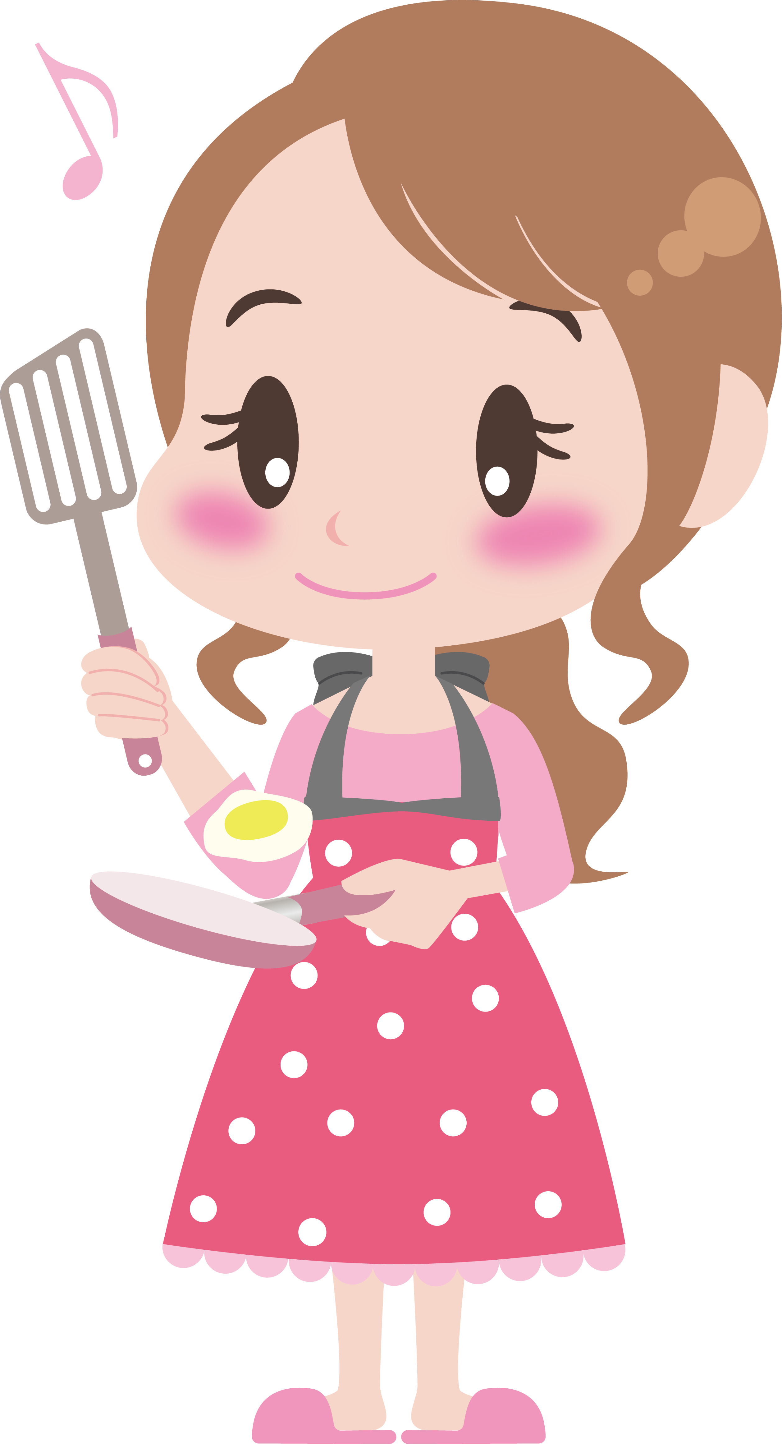 Cozinheiros Copeiras E Etc - طباخة كرتون (2517x4645)